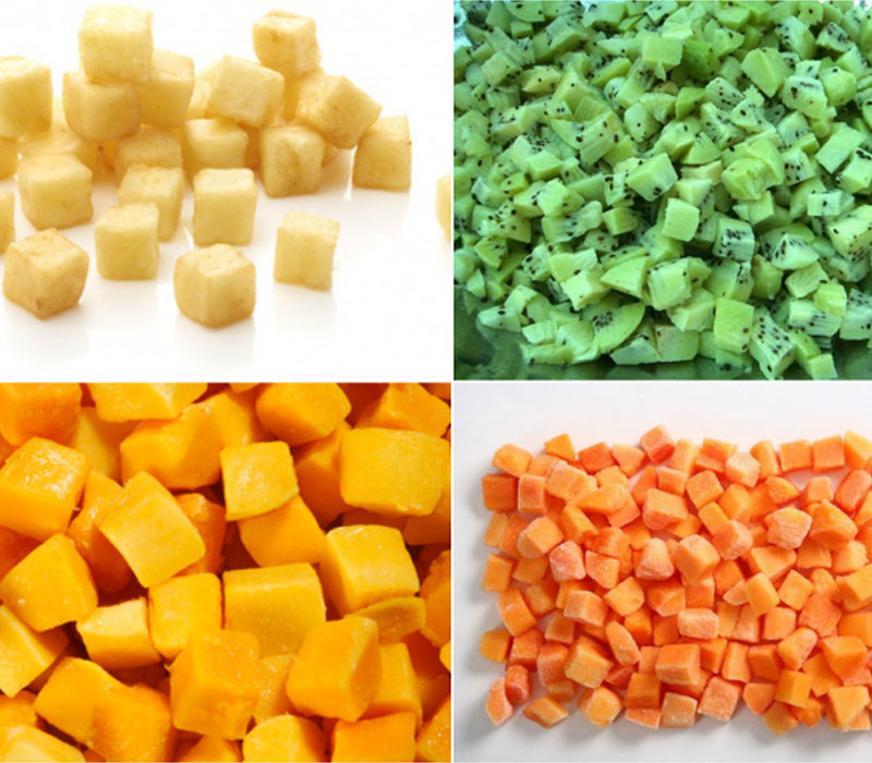 dice vegetables