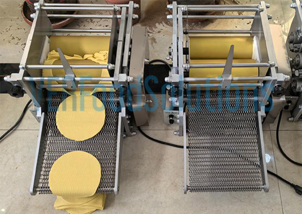 The Corn Tortilla Machine Test Before Delivery.