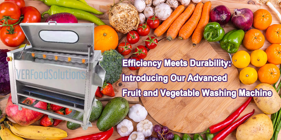 Efficiency Meets Durability: Introducing Our Advanced Fruit and Vegetable Washing Machine