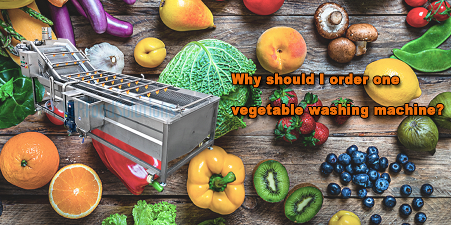 why should I order one vegetable washing machine