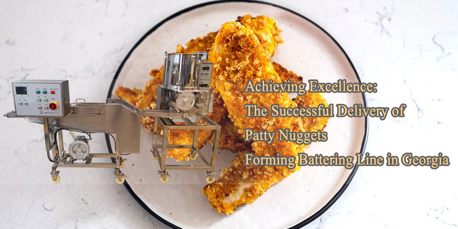 Achieving Excellence: The Successful Delivery of Patty Nuggets Forming Battering Line in Georgia