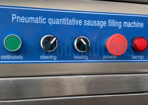 pneumatic quantitative sausage stuffer