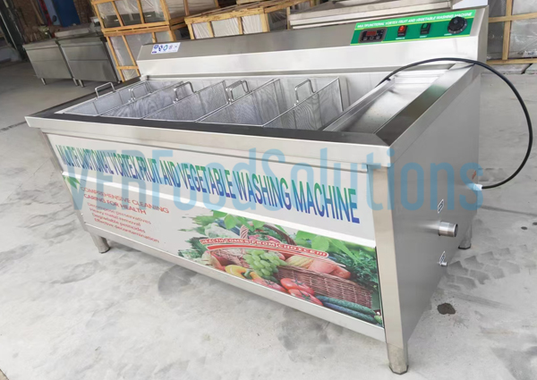 Commercial Ozone Bubble Fruit Vegetable Washing Machine