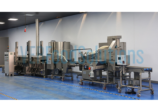 Waterfall Battering Breading Line-Forming Coating Line