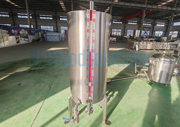 industrial continuous fryer Oil Filling Tank - Magnetic Hydraulic Gauge